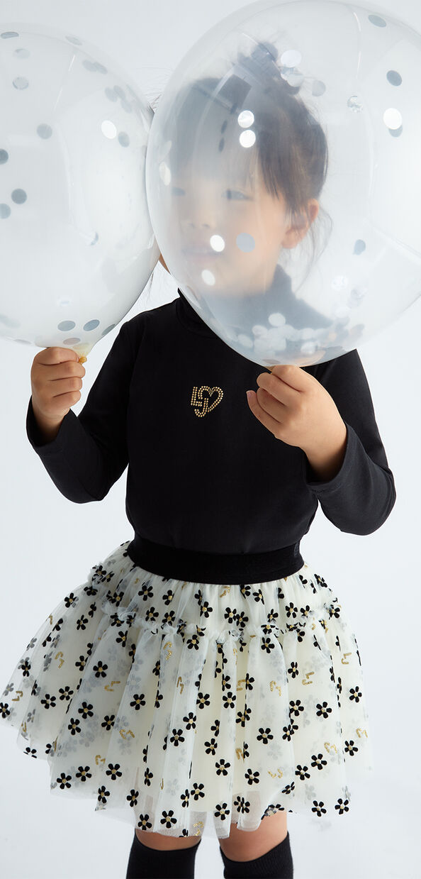 Liu Jo T-shirt con cuore e strass